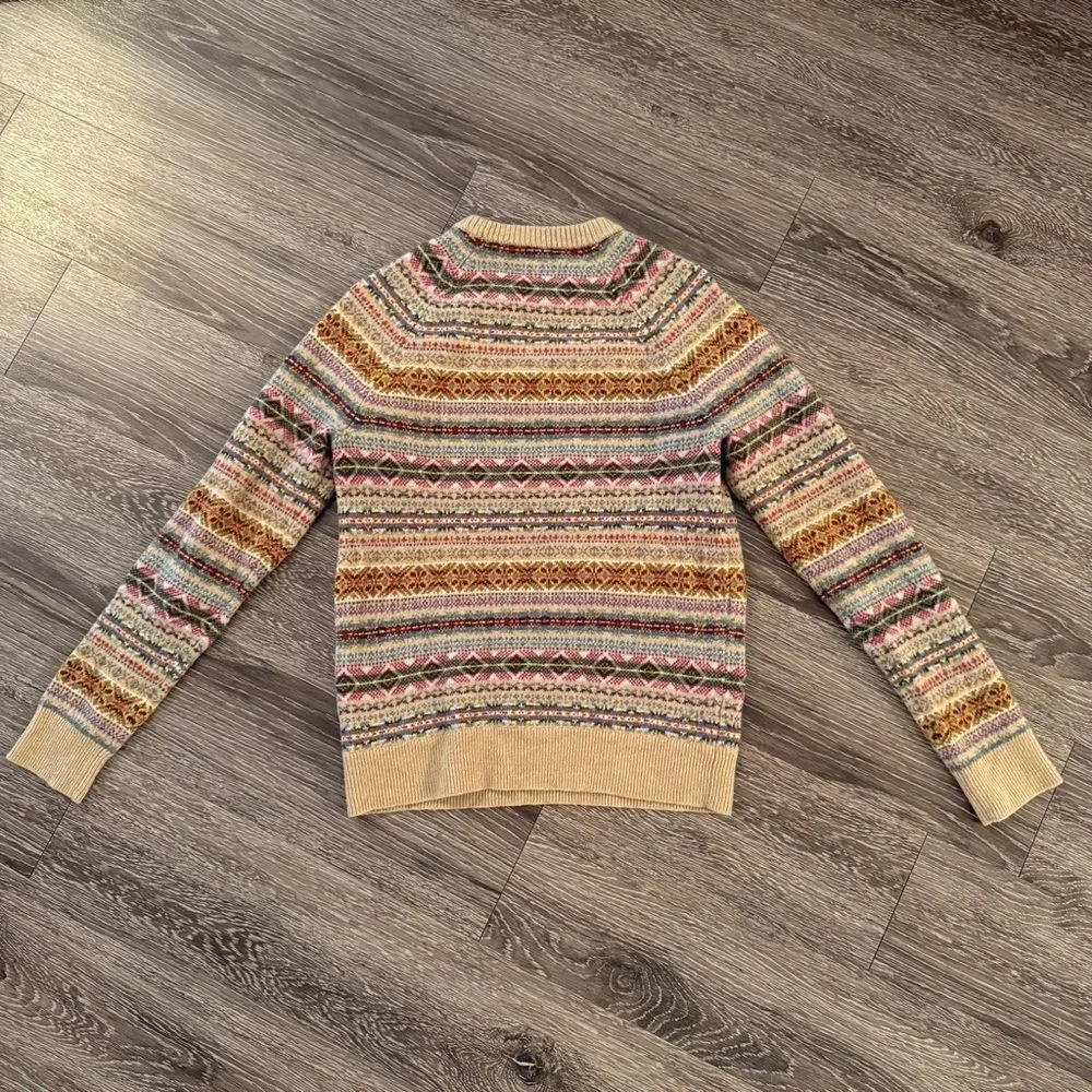 J. Crew Fair Isle sweater in lambswool blend